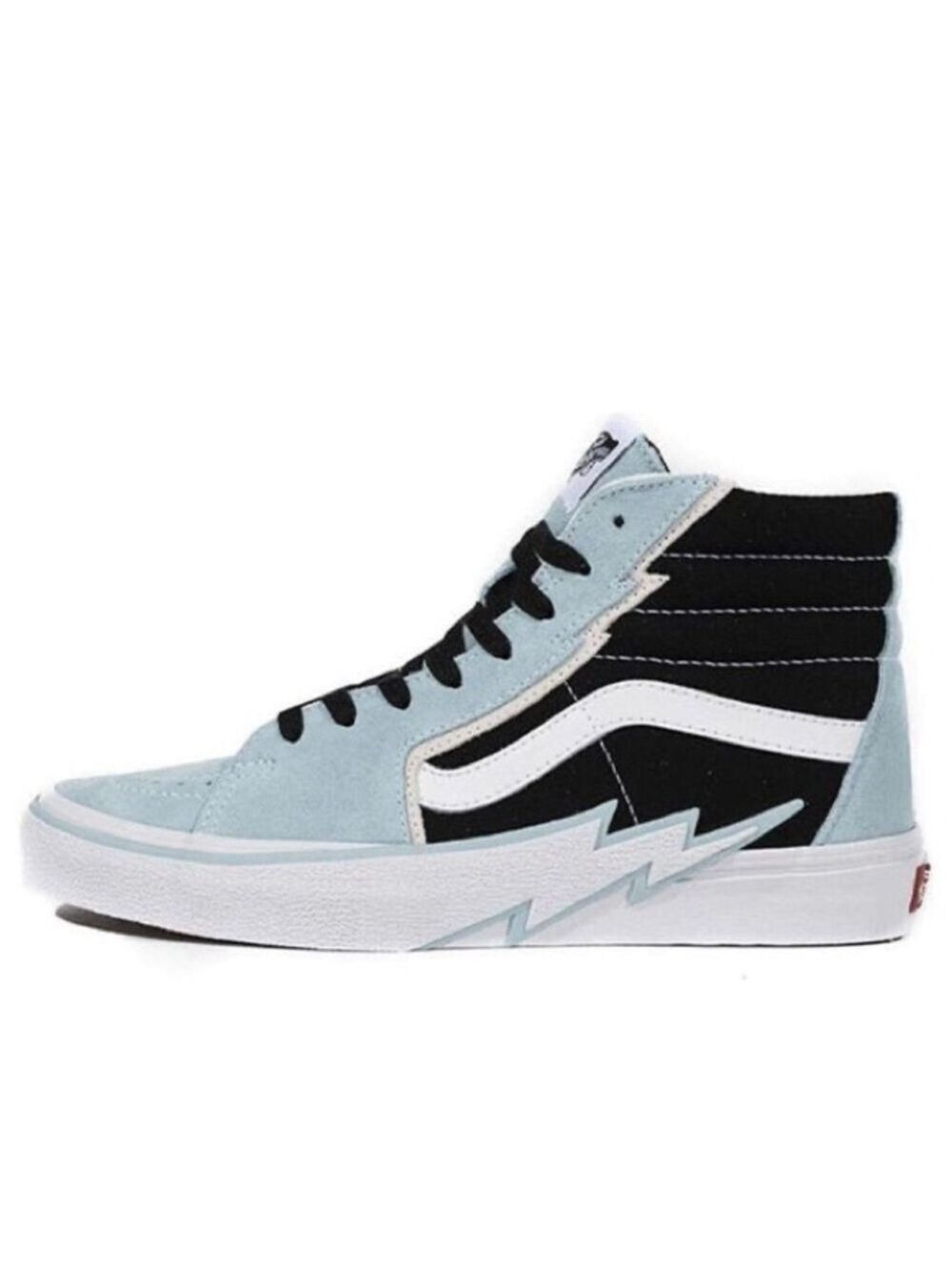 VANS SK8 HI BOLT Blue Aquatic Unisex High Top Sneakers Shoes, 9.5M/11W